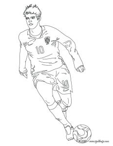 Coloriage Neymar Bresil Coloriage Joueur De Foot Neymar L Duilawyerlosangeles Coloriage De
