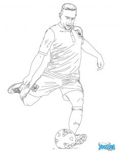Coloriage Neymar Gratuit Coloriage Du Joueur De Foot Fran§ais Franck Ribéry Imprimer
