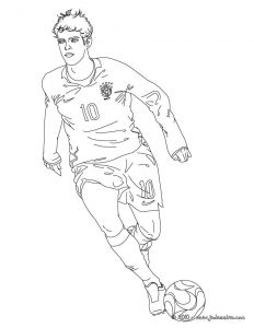 Coloriage Neymar Gratuit Coloriage Du Joueur De Foot Kaka Un Joli Coloriage Pour Les Fans De
