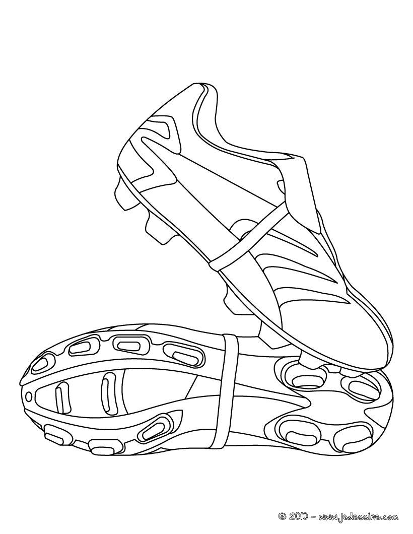 Coloriage Neymar Jr Coloriage De Chaussures De Foot Un Dessin De Crampon Pour Les