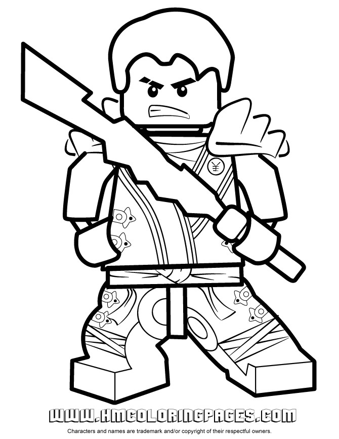 Coloriage Ninjago Kai Zx Ninjago Jay Kx In Elemental Robe Coloring Page