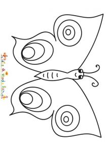 Coloriage Noeud Papillon à Imprimer Coloriage Simple D 39 Un Papillon Coloriage Papillon T Te Dessin