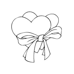 Coloriage Noeud Papillon à Imprimer Dessins Gratuits Colorier Coloriage St Valentin Imprimer