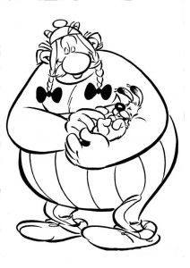 Coloriage Obelix Sanglier Coloriage Obelix Les Beaux Dessins De Dessin Animé   Imprimer Et