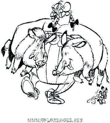 Coloriage Obelix Sanglier Dessin Sanglier Imprimer Gratuit Coloriage Sanglier Imprimer Gratuit