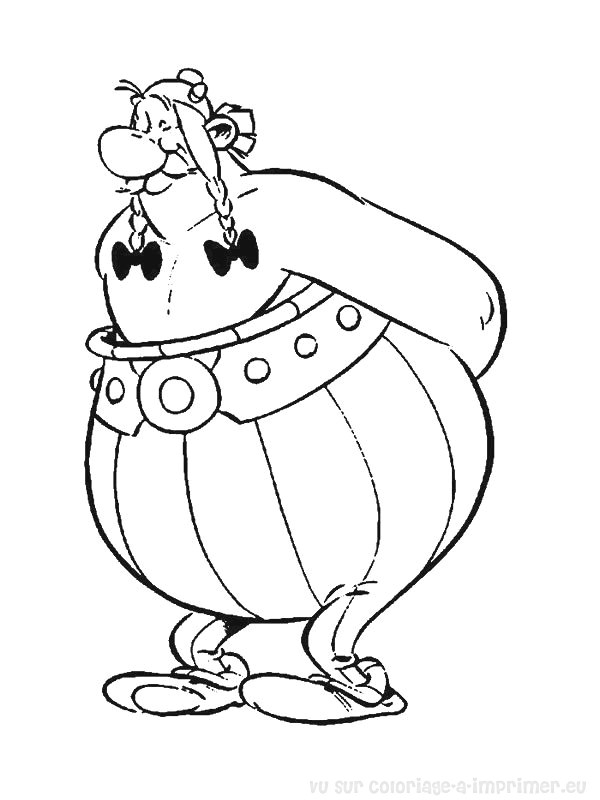 Coloriage Obelix Sanglier Dessins Gratuits   Colorier Coloriage Obelix   Imprimer