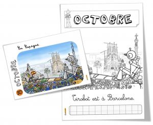 Coloriage Octobre Bout De Gomme Coloriages Les Mois De L Année Bout De Gomme