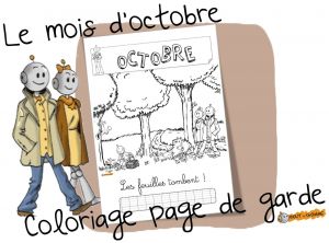 Coloriage Octobre Bout De Gomme Mois D Octobre Coloriage De La Page De Garde Pinterest