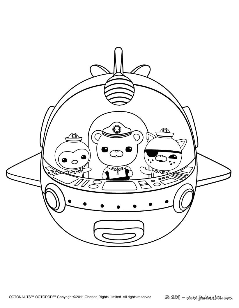 Coloriage Octonauts En Ligne Coloriage Octonauts Coloriages Coloriage   Imprimer Gratuit Fr