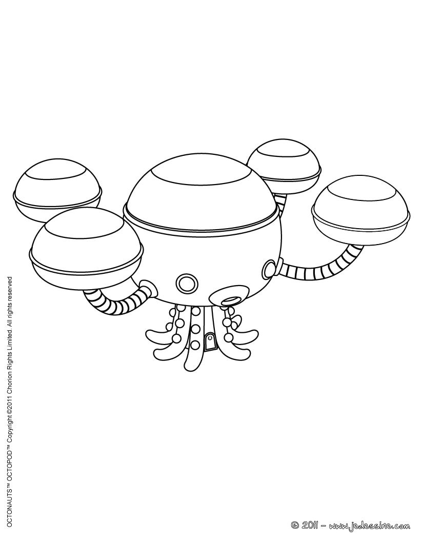 Coloriage Octonauts En Ligne Coloriages Coloriage Octopod Fr Hellokids