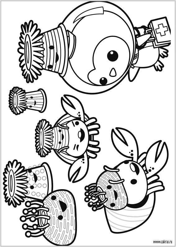 Coloriage Octonauts Gup 29 Besten Coloriage Les Octonauts Bilder Auf Pinterest