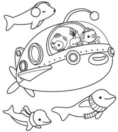 Coloriage Octonauts Gup Coloriage Capitaine Barnacles Bear Jayden S Birthday