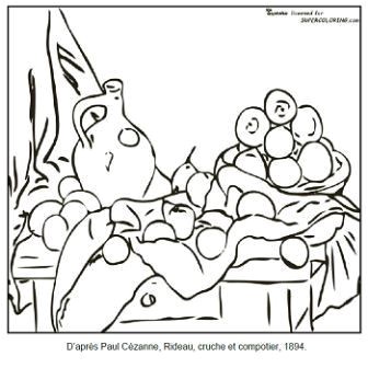 Coloriage Oeuvres De Picasso 71 Coloriages D Åuvres D Artistes Peintres   Imprimer