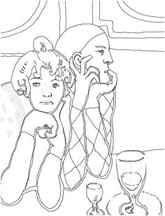 Coloriage Oeuvres De Picasso Pablo Picasso Pour Les Enfants French Teachery Things
