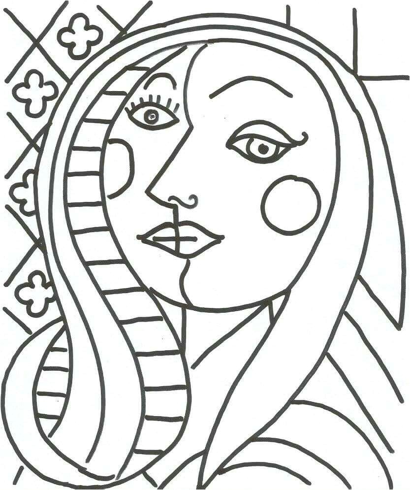 Coloriage Oeuvres De Picasso Pin by Nihal KaradaÅ On Sanat Etkinlikleri Pinterest