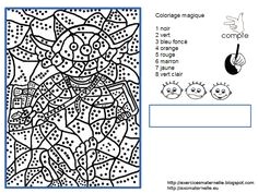 Coloriage Ogre Babborco Le Petit Ogre Veut Aller   L école Coloriage Magique Avec Des