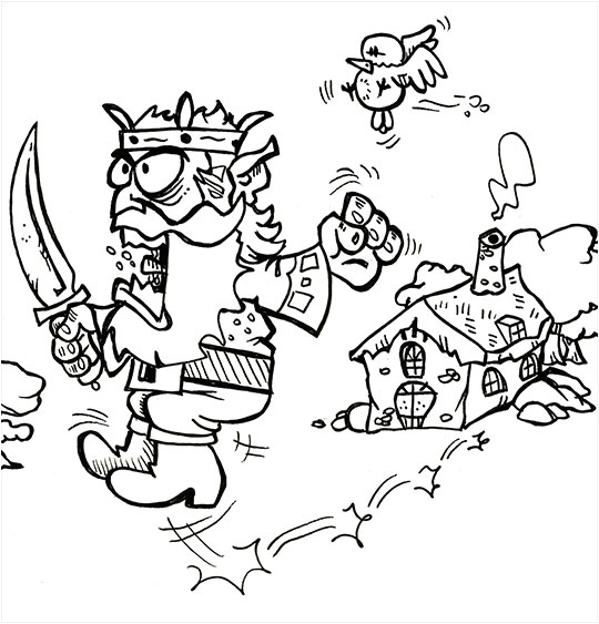 Coloriage Ogre Maternelle Catégorie Conte Le Petit Poucet Des Coloriages Et Des Dessins Pour