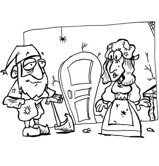 Coloriage Ogre Petit Poucet Catégorie Conte Le Petit Poucet Des Coloriages Et Des Dessins Pour