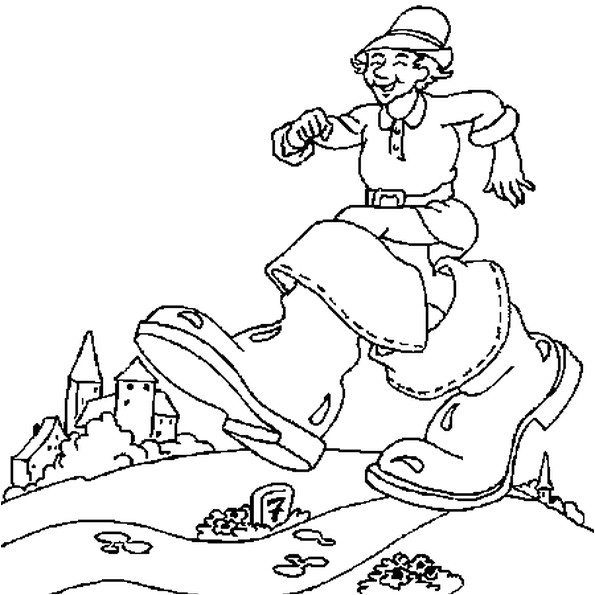 Coloriage Ogre Petit Poucet Coloriage Petit Poucet En Ligne Gratuit   Imprimer