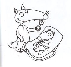 Coloriage P Tit Loup P Tit Loup Et L Escargot