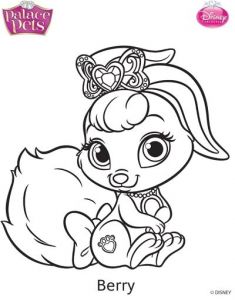 Coloriage Palace Pets Disney Princess Palace Pets Berry Coloring Page by Skgaleanaviantart