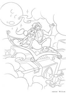 Coloriage Palais Aladdin Aladdin Coloring Page Disney