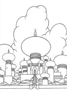 Coloriage Palais Aladdin Coloriage Palais Des Milles Et Une Nuits