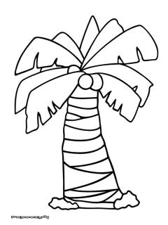 Coloriage Palmier Facile Coloriage Palmier