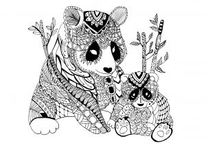 Coloriage Panda Roux Red Panda Coloring Pages Free Page at Mofassel