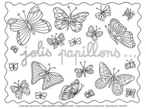 Coloriage Papillon à Imprimer Maternelle 23 Best Mes Créations Coloriages Images On Pinterest