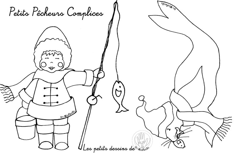 Coloriage Paysage Banquise L Hiver Froid P´le nord Banquise Esquimaux Le Long Voyage Du