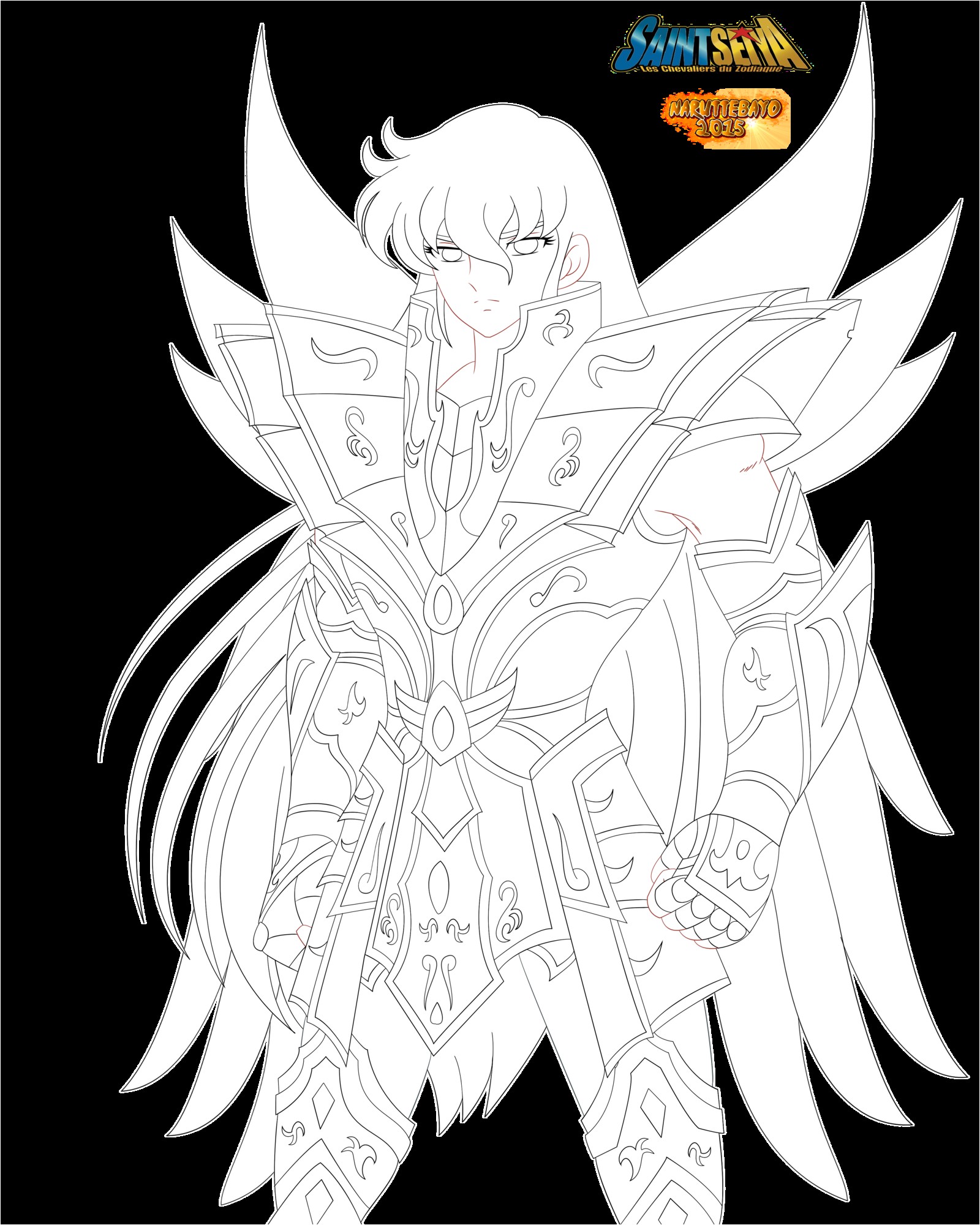 Coloriage Pegase Chevalier Du Zodiaque épinglé Par Spetri Sur Lineart Saint Seiya Pinterest
