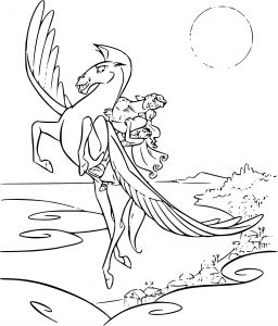 Coloriage Pegase Hercule Coloriage Pegase Hercule Megara Imprimer Sur Coloriages Fo