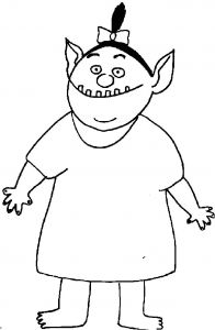 Coloriage Petit Ogre Ogre 5 Personnages – Coloriages   Imprimer