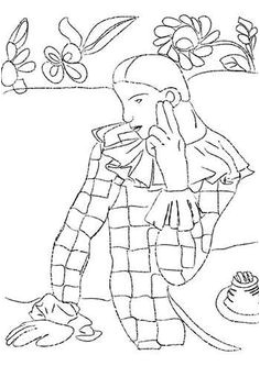 Coloriage Picasso Arlequin Pintores Famosos Pablo Picasso Para Ni±os Cuadros Para Colorear