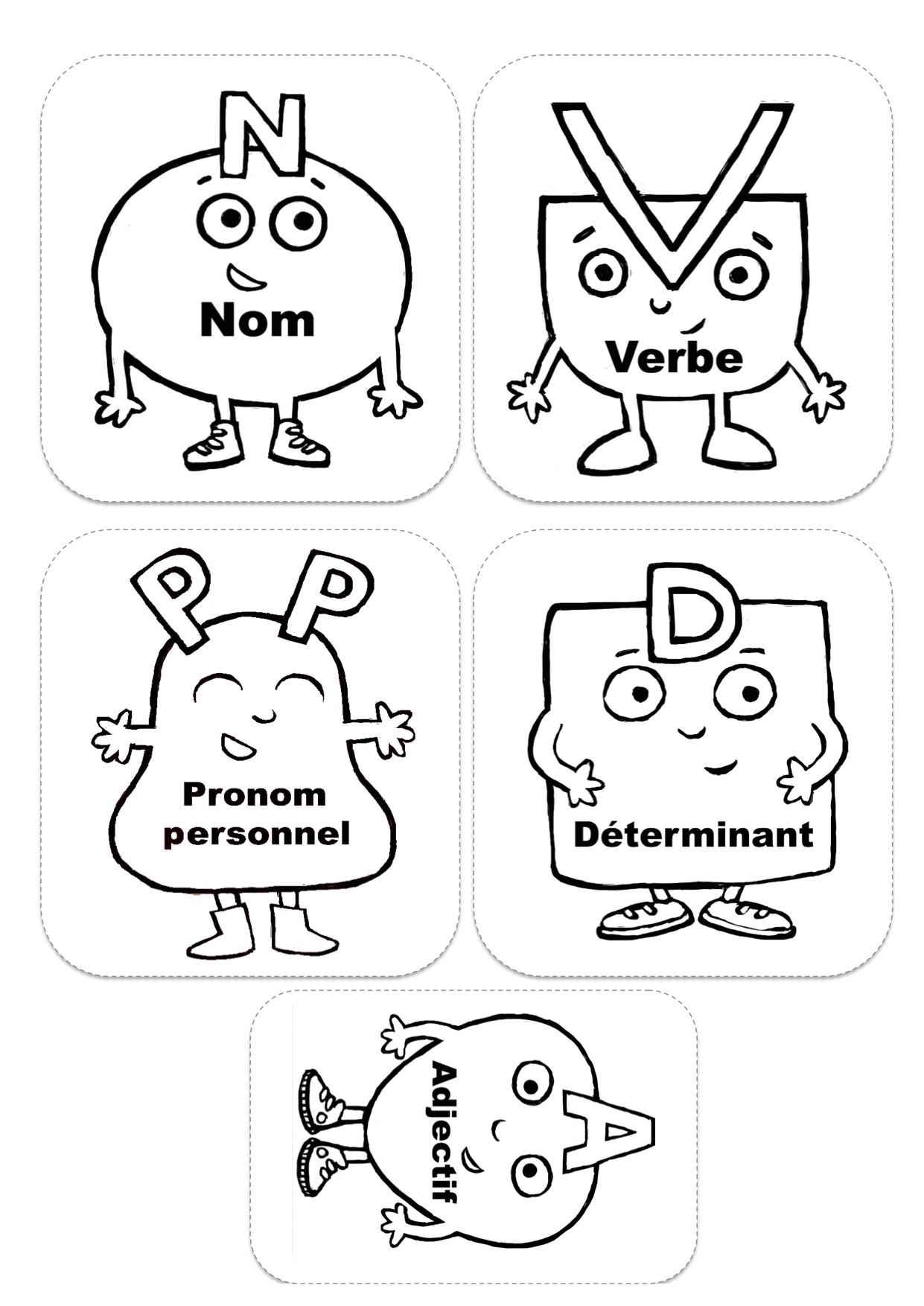 Coloriage Pieuvre Géante Grammaire – Conjugaison Rseeg Ce1