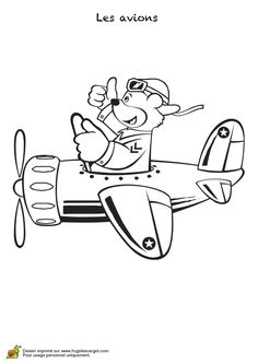 Coloriage Pilote D Avion Coloriage Pour Enfant Un Jet Dans L Espace Avec son Pilote
