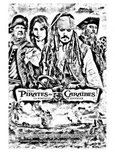 Coloriage Pirate Des Caraibes 4 A Imprimer Free Coloring Page Coloring Movie Pirates Des Caraibes 4 Pirates Of