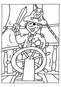 Coloriage Pirate Des Caraibes Gratuit 24 Dessins De Coloriage Pirate   Imprimer