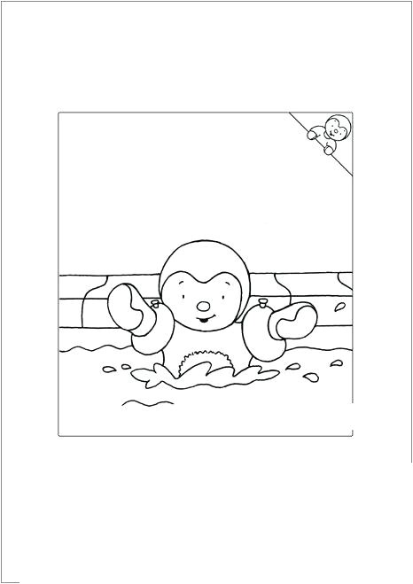 Coloriage Piscine Avec toboggan Coloriage Nageur Piscine Dessin Gratuit A Imprimer Coloriages