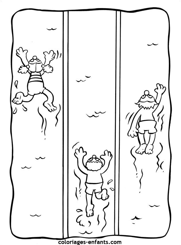 Coloriage Piscine Maternelle Elk Kind Een Zwemmer In Een Baan Degene De Meeste Blz S Heeft