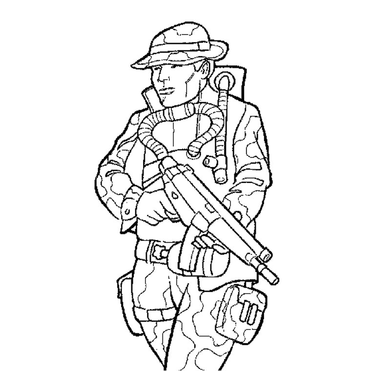 Coloriage Pistolet Imprimer Gratuit Dessins Gratuits   Colorier Coloriage Militaire   Imprimer
