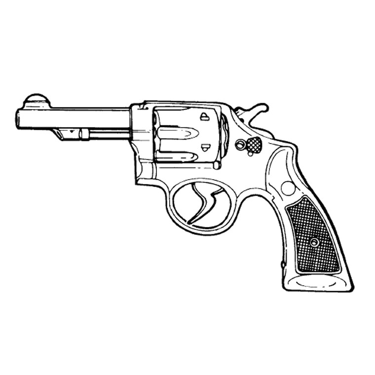 Coloriage Pistolet Mitraillette Coloriage Pistolet A Imprimer Gratuit