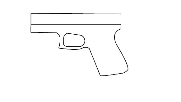 Coloriage Pistolet Nerf Coloriage De Pistolet Autres Coloriages Coloriage Pistolet Nerf