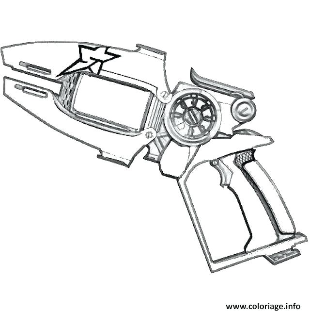 Coloriage Pistolet Nerf Coloriage Slugterra Fusil Dessin Coloriage Pistolet Nerf