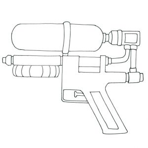 Coloriage Pistolet Pirate Coloriage Pistolet A Eau A Imprimer Gratuit
