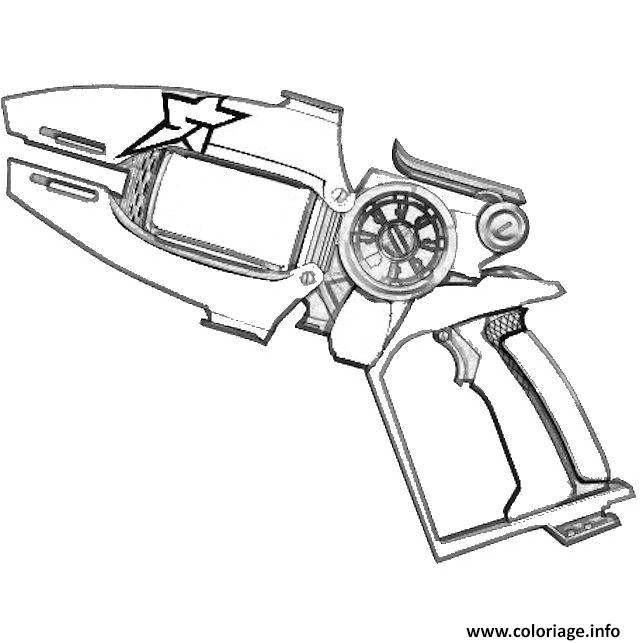 Coloriage Pistolet Slugterra Coloriage Slugterra Fusil Dessin