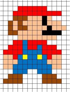 Coloriage Pixel Art Mario 8 Best Pixel Art Images On Pinterest
