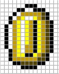 Coloriage Pixel Art Mario Simpsons Halloween Perler Bead Pixel Art Patterns Pixel Art Shop