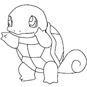 Coloriage Pixel Art Pokemon A Imprimer Coloriage Pokémon Carapuce En Ligne Gratuit   Imprimer